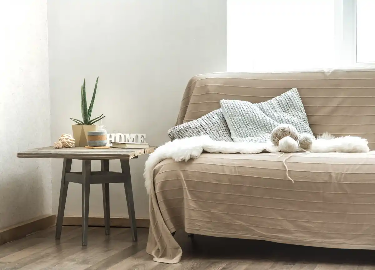 scandinavian small apartment bright interior