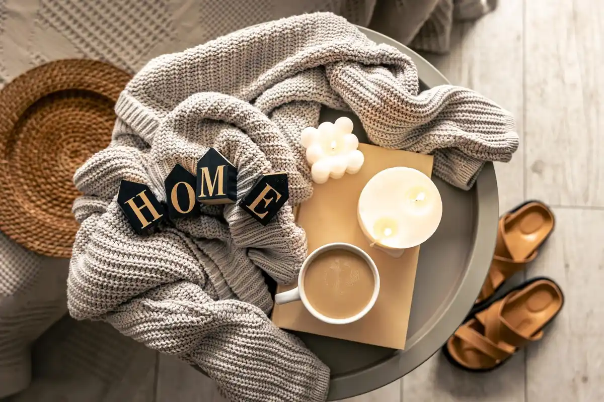 cozy affordable home decor Scandinavian style