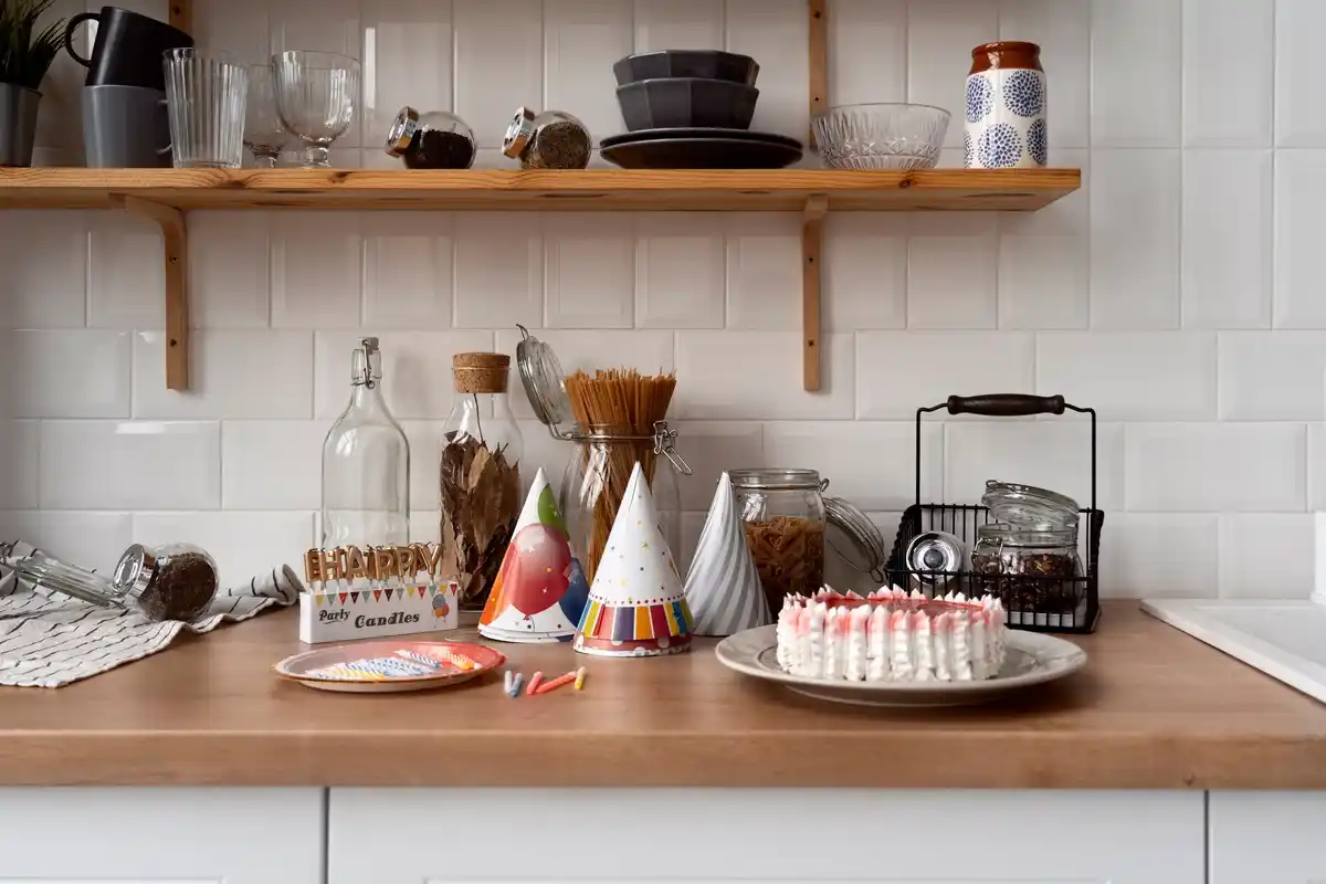 kitchen messy cleanup quick organization