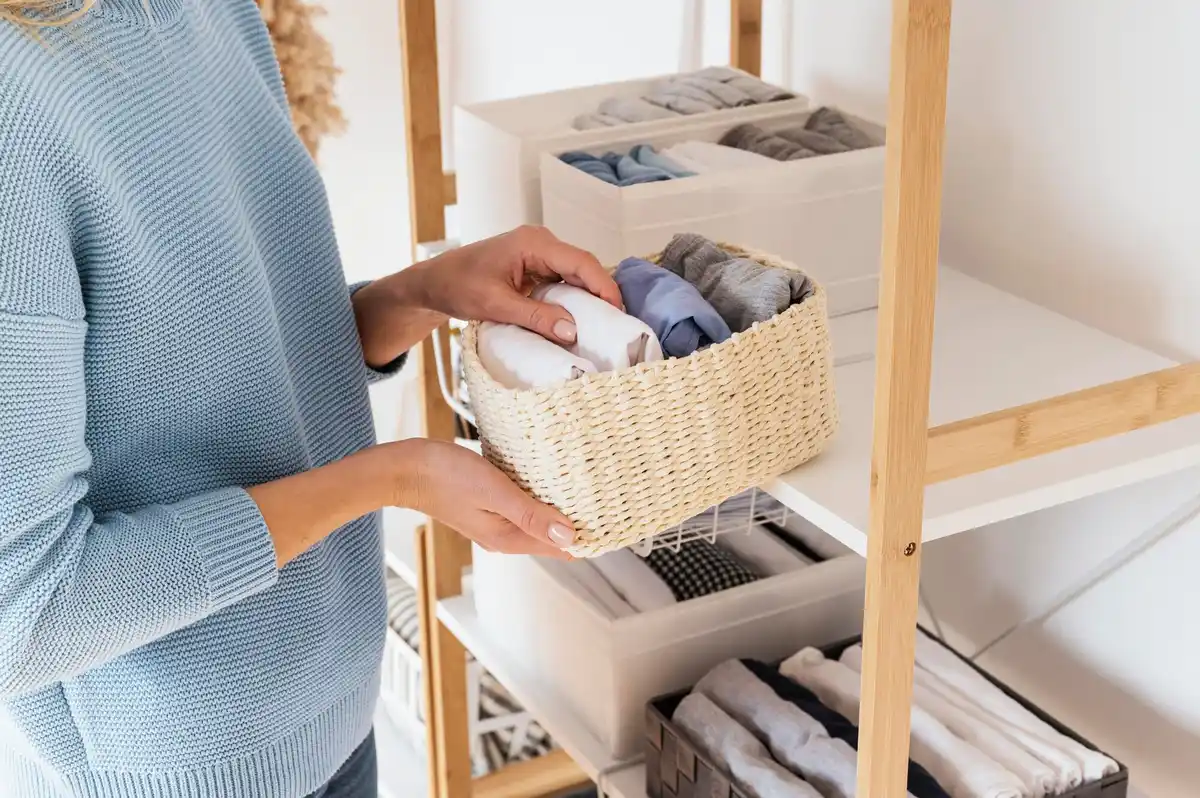 home organization tips Scandinavian