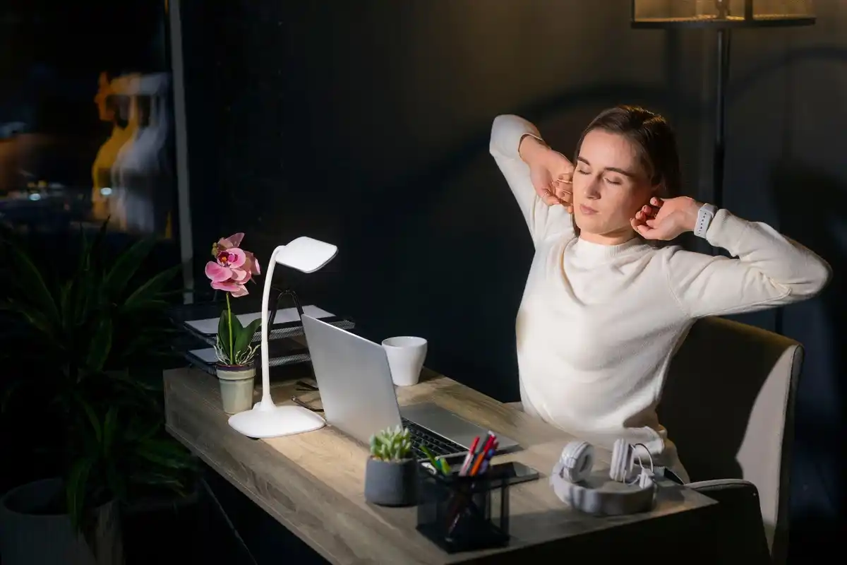 improve sleep routine evening relaxation