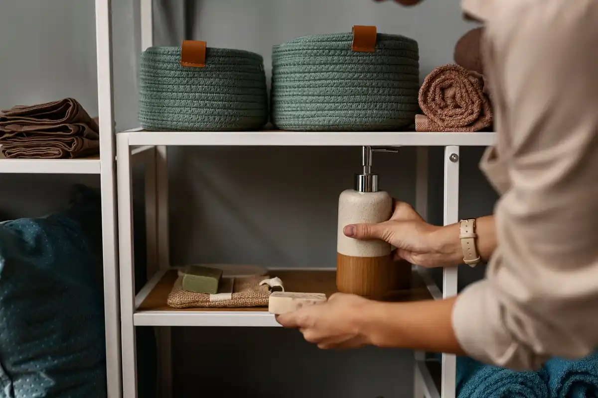 home organization hacks Scandinavian style