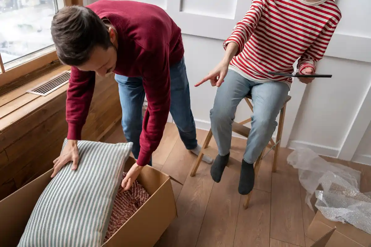 home decluttering before after