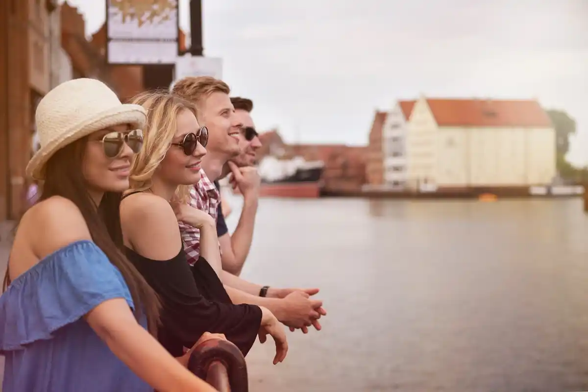 relaxed summer vacation Sweden friends family