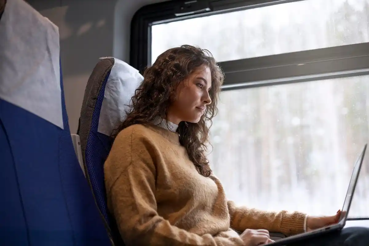 Swedish train bus travel comfortable passenger
