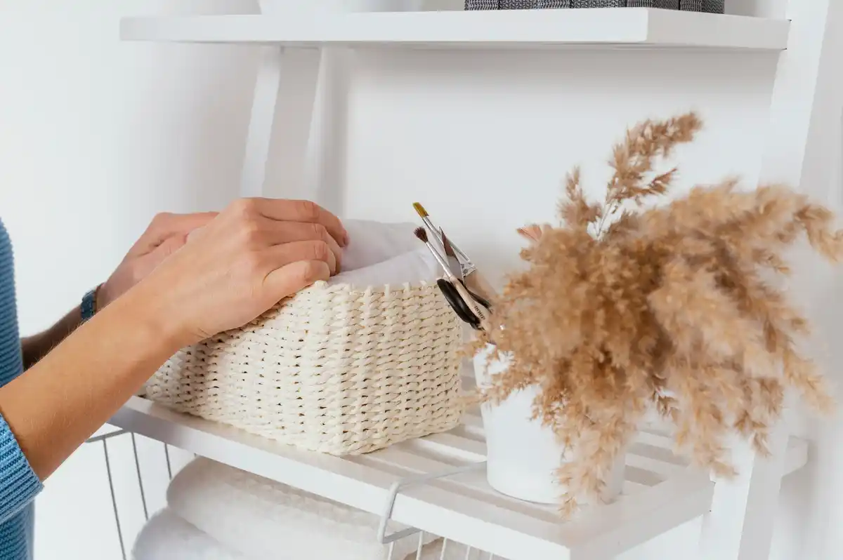 home organization tips Scandinavian style