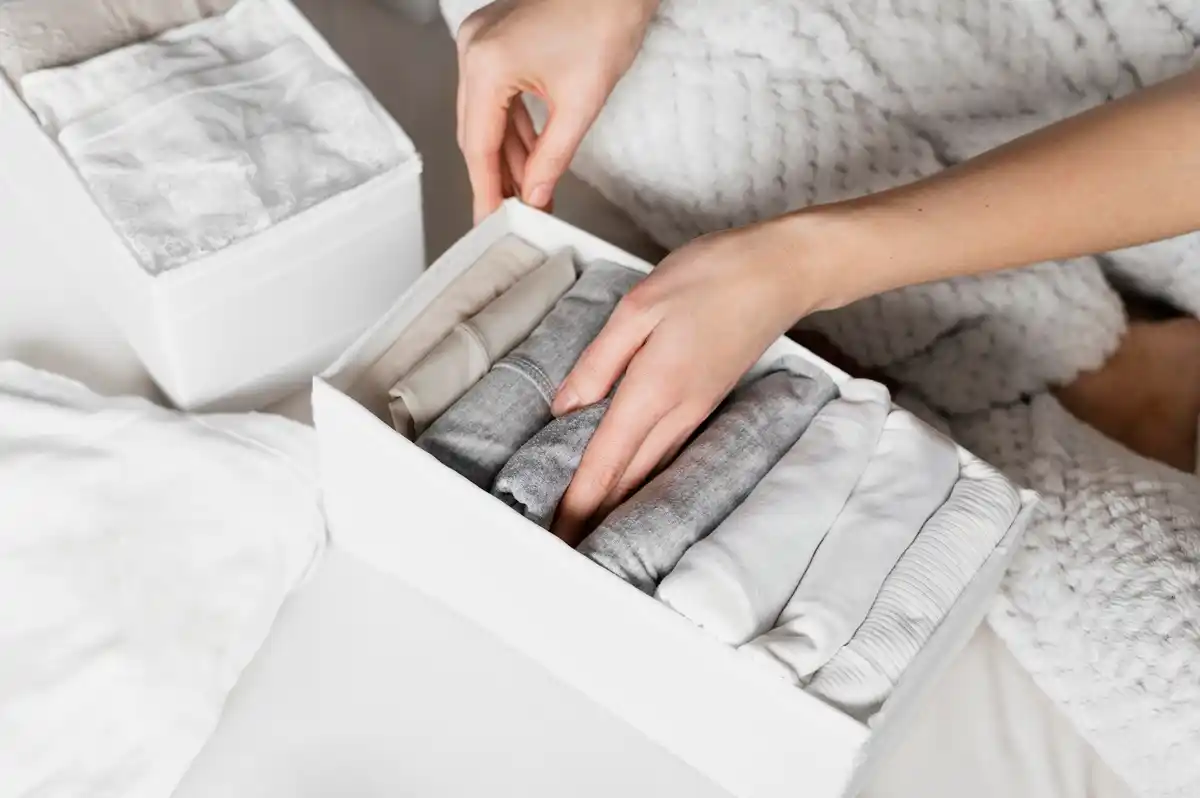 home organization hacks Scandinavian