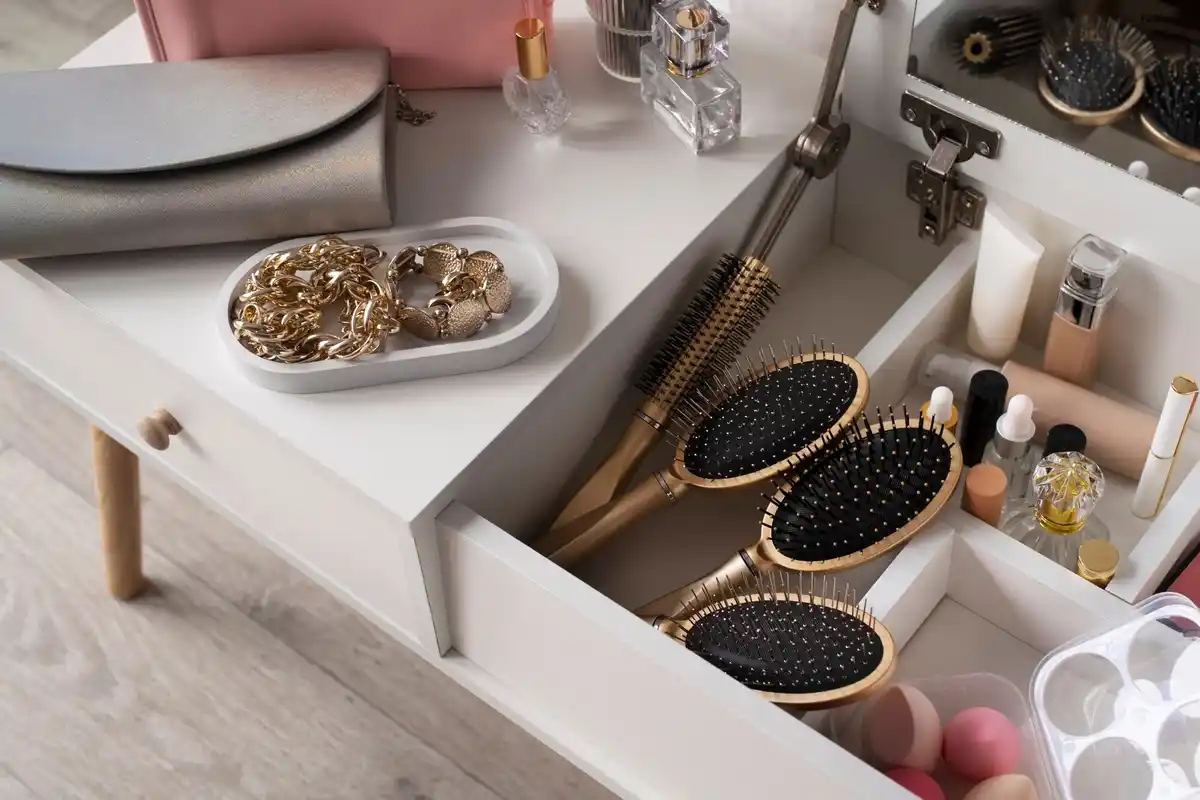 home organization tips Scandinavian style clutter storage
