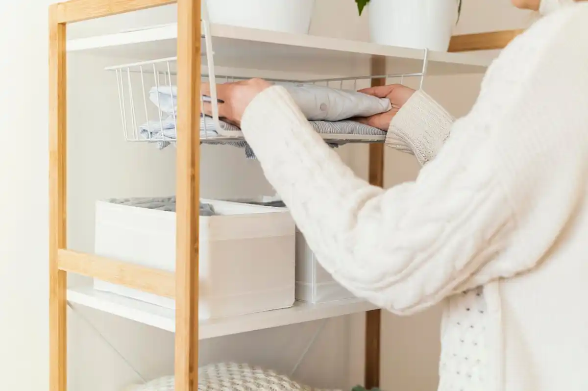 quick home organization tips Scandinavian style