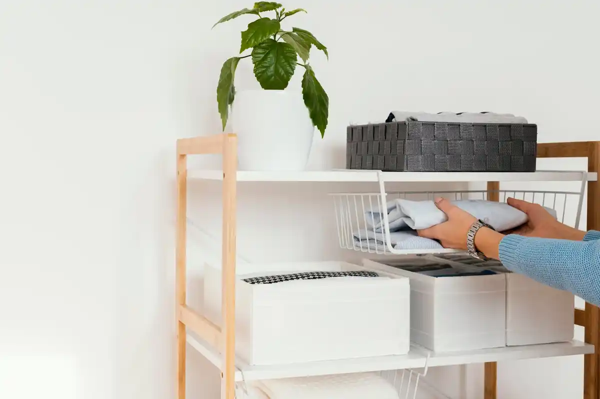 home organization tips Scandinavian style