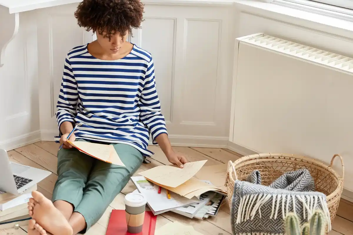 home organization hacks Swedish apartment